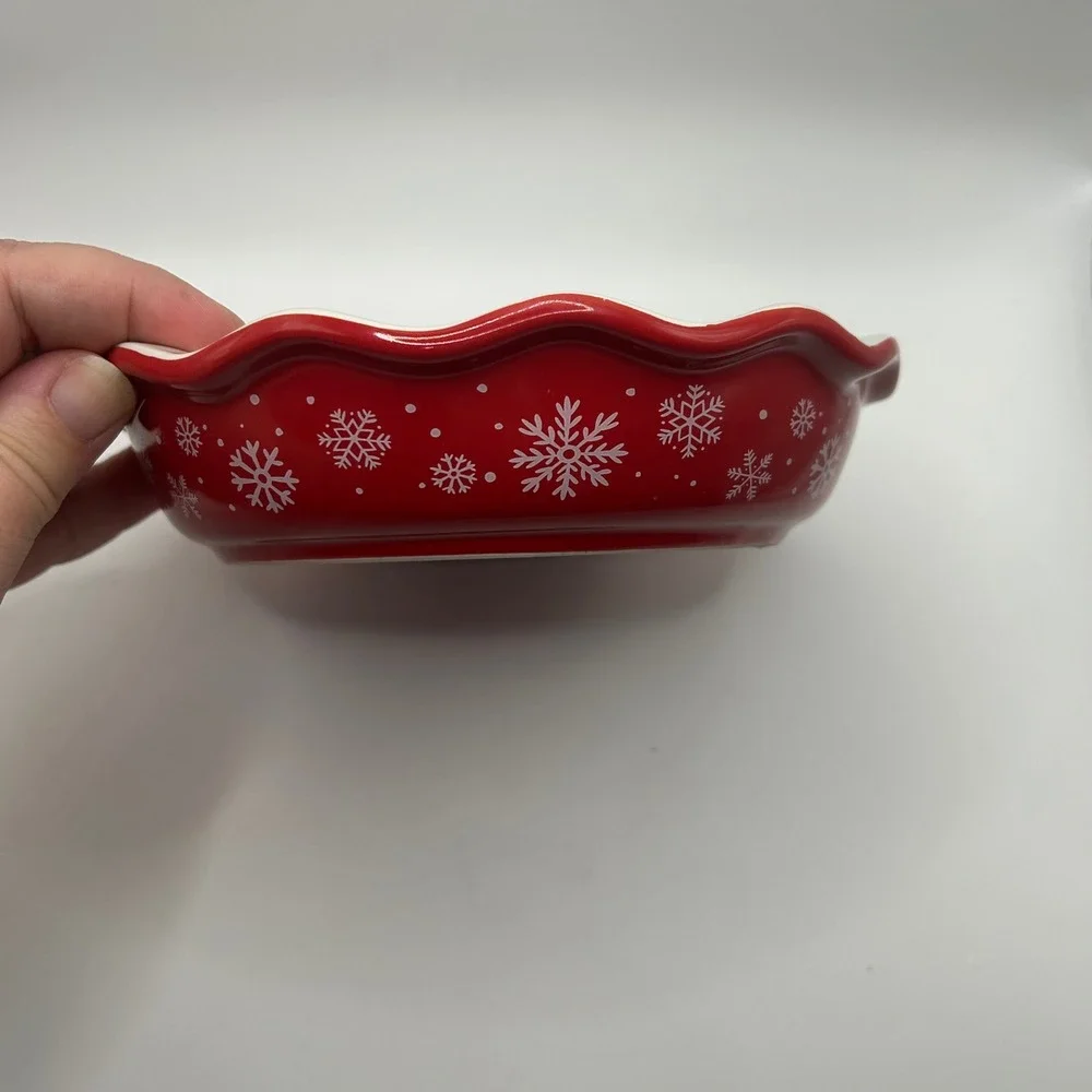 Holiday‎ Time Baking Spirits Bright Gingerbread Man Pie Plate Christmas Set